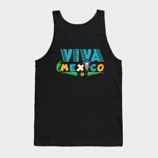 Viva Mexico Mexican independence day I Love Mexico Tank Top